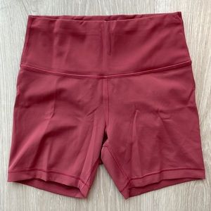 Lululemon Wunder Under high rise 6” shorts